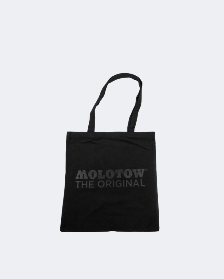 schwarze Stofftasche mit aufgedruckter MOLOTOW Wortmarke