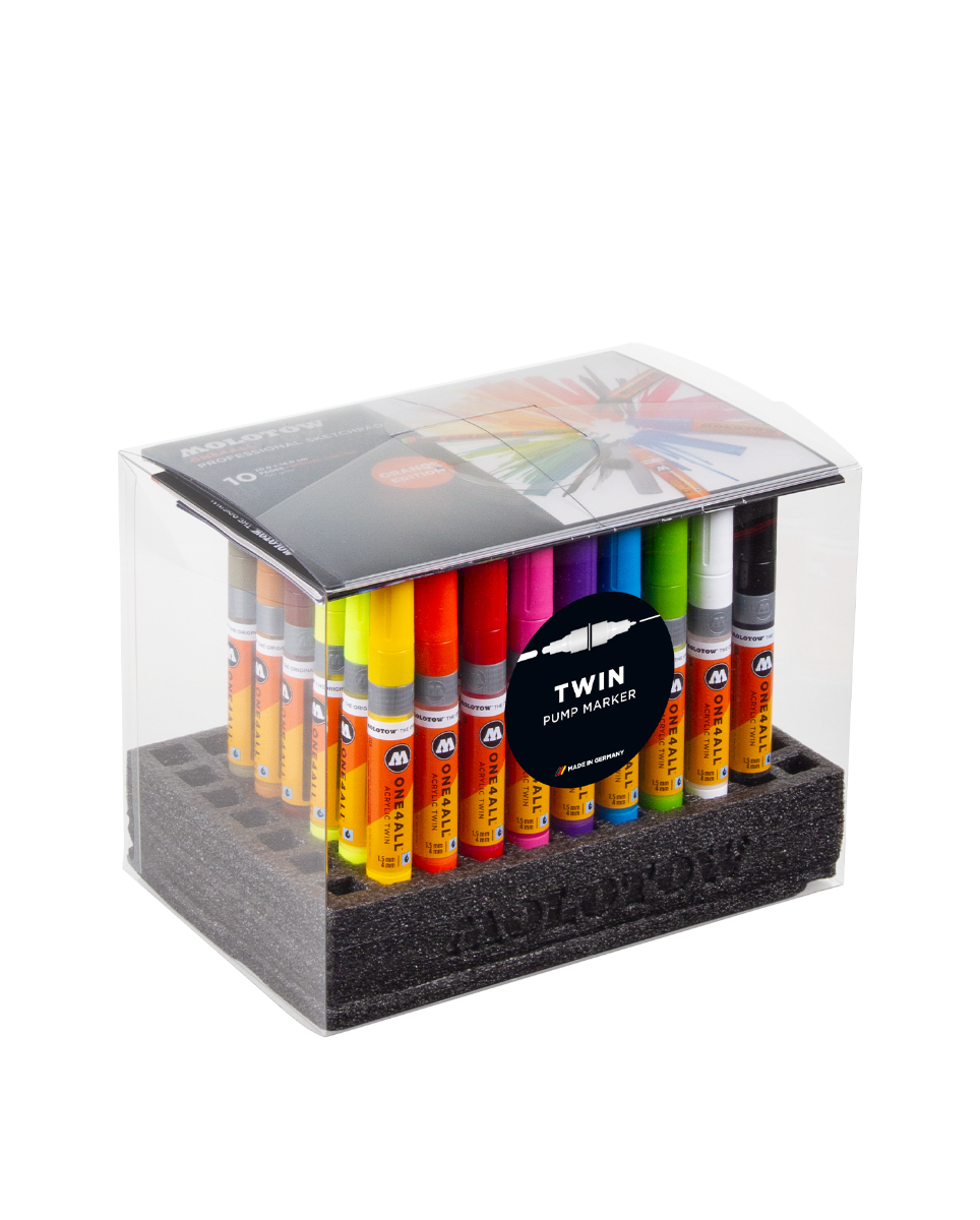 ACRYLIC TWINMARKER MEGA SET - MOLOTOW ONE4ALL