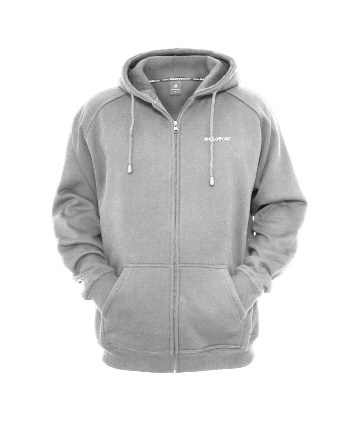 bequemer und robuster Hoodie im Herren-Schnitt mit gesticktem Logo